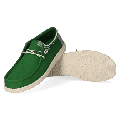 Wally Letterman Herren Halbschuhe Green/White