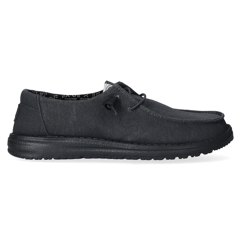 Wendy Canvas Damen Halbschuhe Black/Black