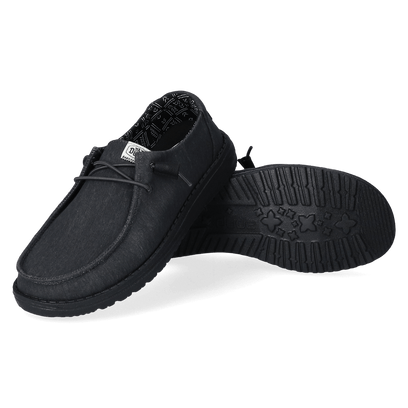 Wendy Canvas Damen Halbschuhe Black/Black