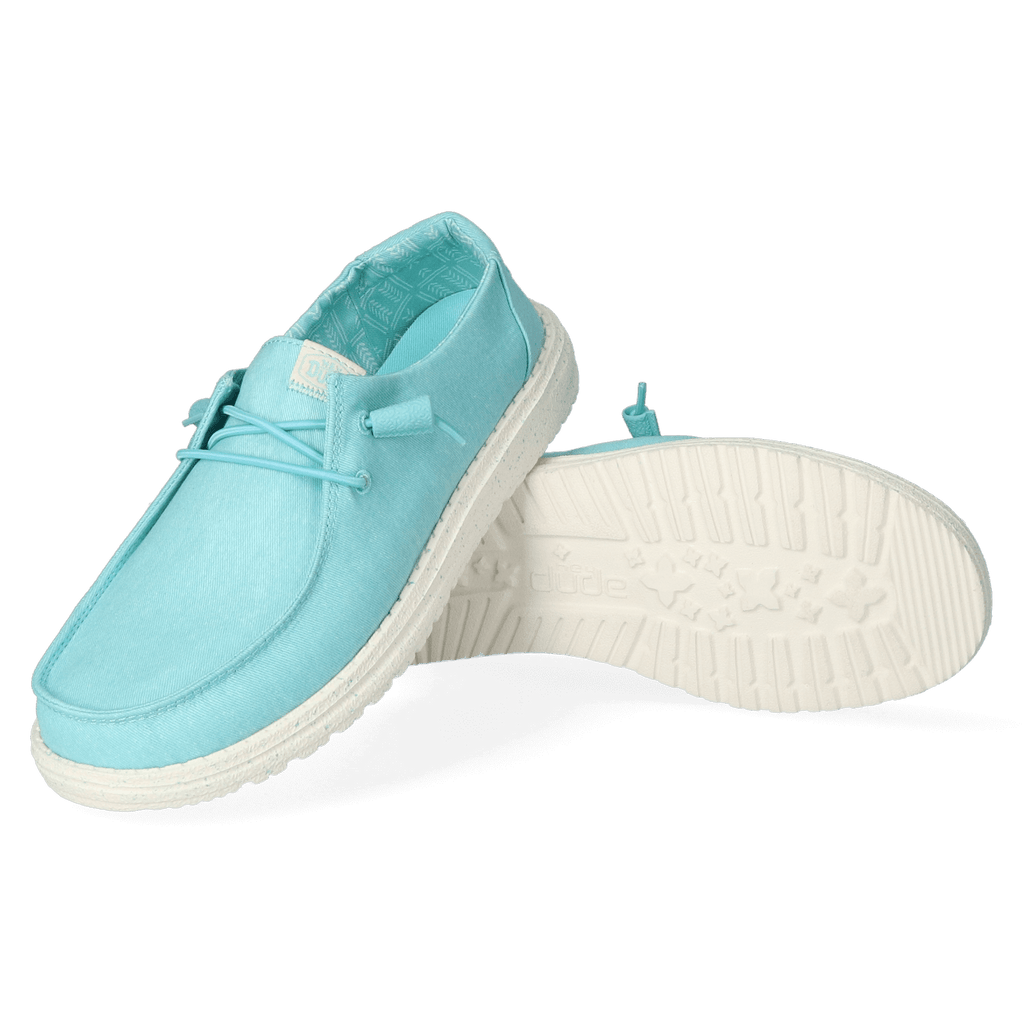 Wendy Canvas Damen Halbschuhe Turquoise