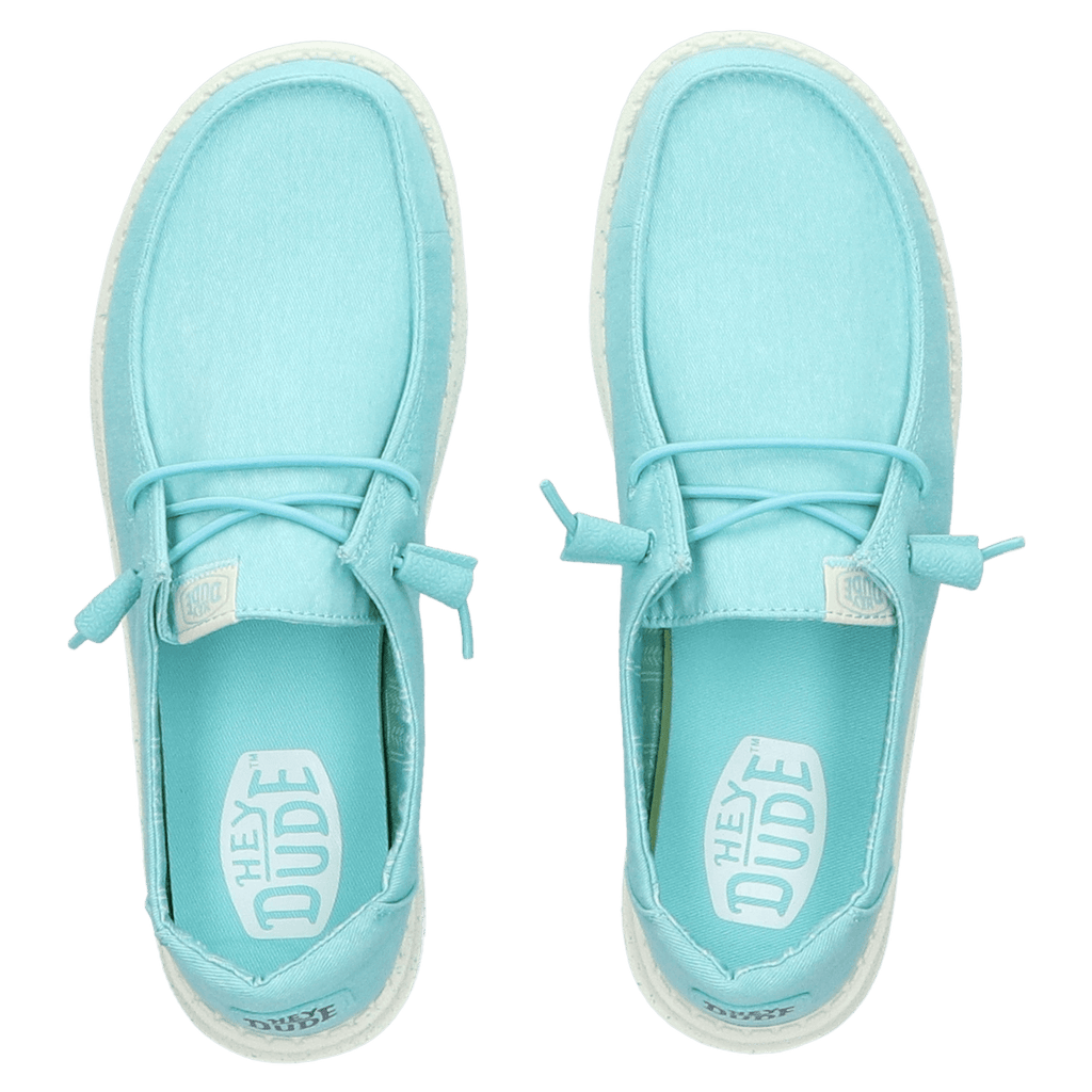 Wendy Canvas Damen Halbschuhe Turquoise