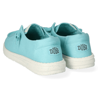 Wendy Canvas Damen Halbschuhe Turquoise