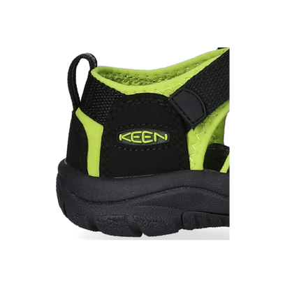 Newport H2 Older Kids Sandalen Black/Lime Green