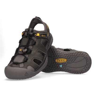 SOLR Herren Wandersandalen Black/Gold