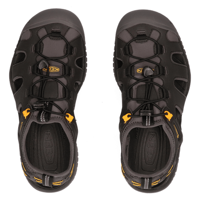 SOLR Herren Wandersandalen Black/Gold