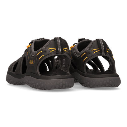 SOLR Herren Wandersandalen Black/Gold