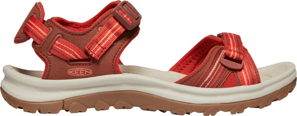 Terradora II Open Toe Damen Wandersandalen Dark Red/Coral