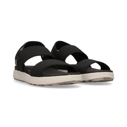 Elle Backstrap Damen Sandalen Black