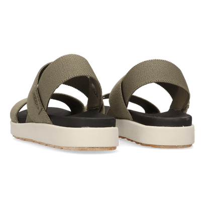 Elle Backstrap Damen Sandalen Dusty Olive