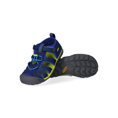 Seacamp II Kinder Sandalen Blue Depths/Chartreuse