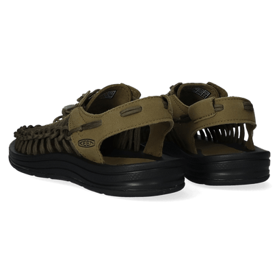 Uneek Herren Sandalen Dark Olive/Black