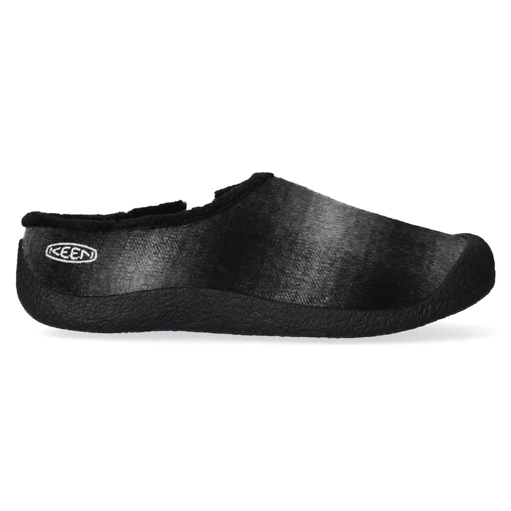 Howser Slide Damen Slip-On Black Plaid/Dark Grey