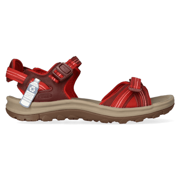 Terradora II Damen Wandersandalen Dark Red/Coral