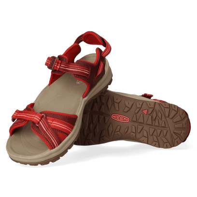 Terradora II Damen Wandersandalen Dark Red/Coral