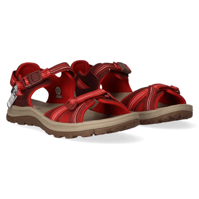 Terradora II Damen Wandersandalen Dark Red/Coral