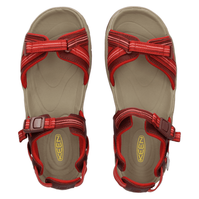 Terradora II Damen Wandersandalen Dark Red/Coral