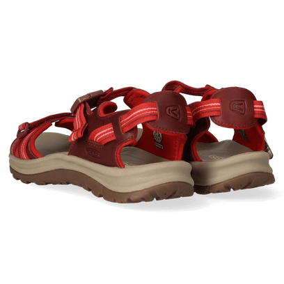 Terradora II Damen Wandersandalen Dark Red/Coral