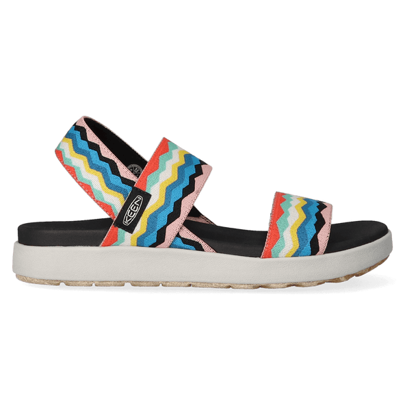 Elle Backstrap Damen Sandalen Black/Peach Pearl