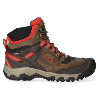 Ridge Flex Mid Herren Wanderschuhe Dark Olive/Ketchup