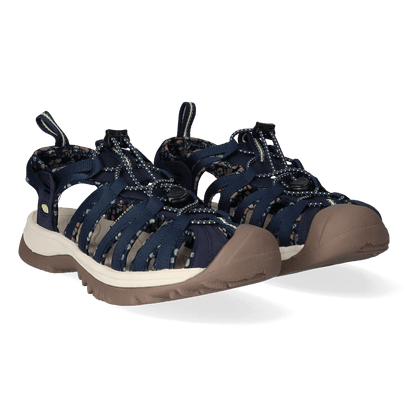 Whisper Damen Wandersandalen Navy/Birch