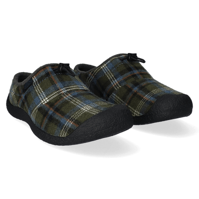 Howser III Slide Herren Slip-On Green Plaid/Black