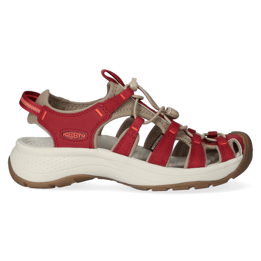 Astoria West Damen Wandersandalen Merlot/Scarlet Ibis