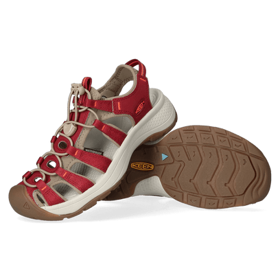 Astoria West Damen Wandersandalen Merlot/Scarlet Ibis