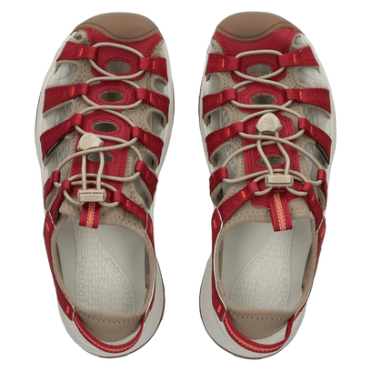 Astoria West Damen Wandersandalen Merlot/Scarlet Ibis