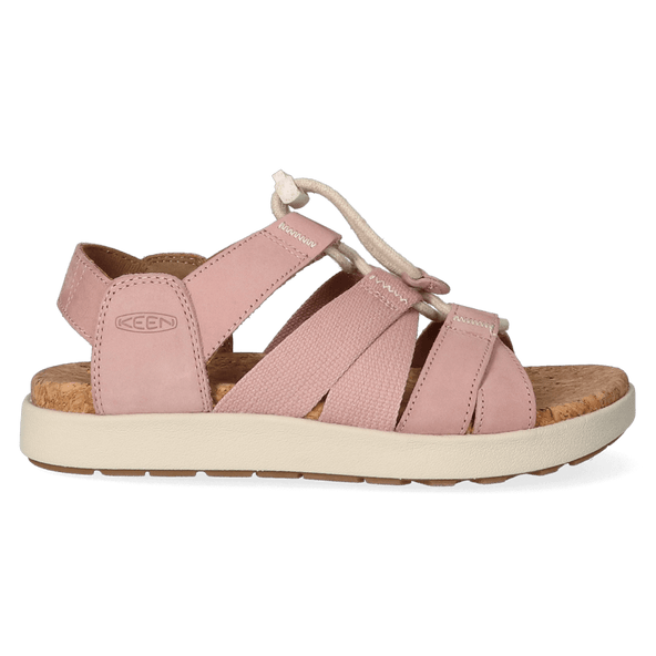 Elle Mixed Strap Damen Sandalen Fawn/Birch