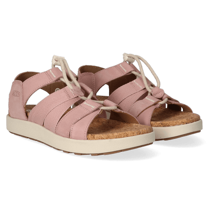 Elle Mixed Strap Damen Sandalen Fawn/Birch