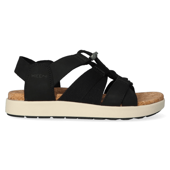 Elle Mixed Strap Damen Sandalen Black/Birch