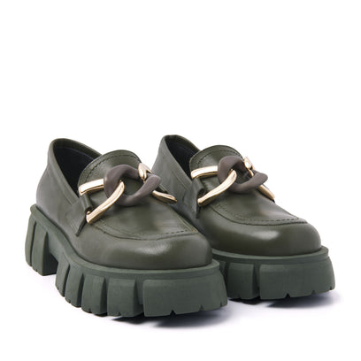 Damen Loafer 55.082 Verde