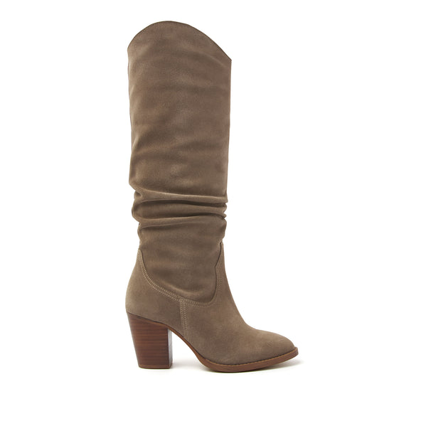 Hohe Damenstiefel 57.318 Taupe