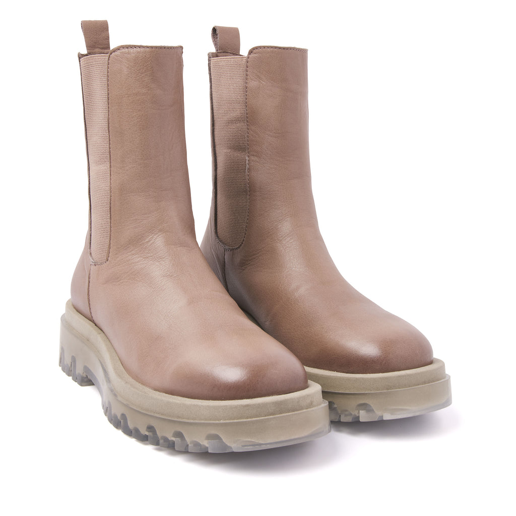Damen Chelsea Boots 67.071 Taupe