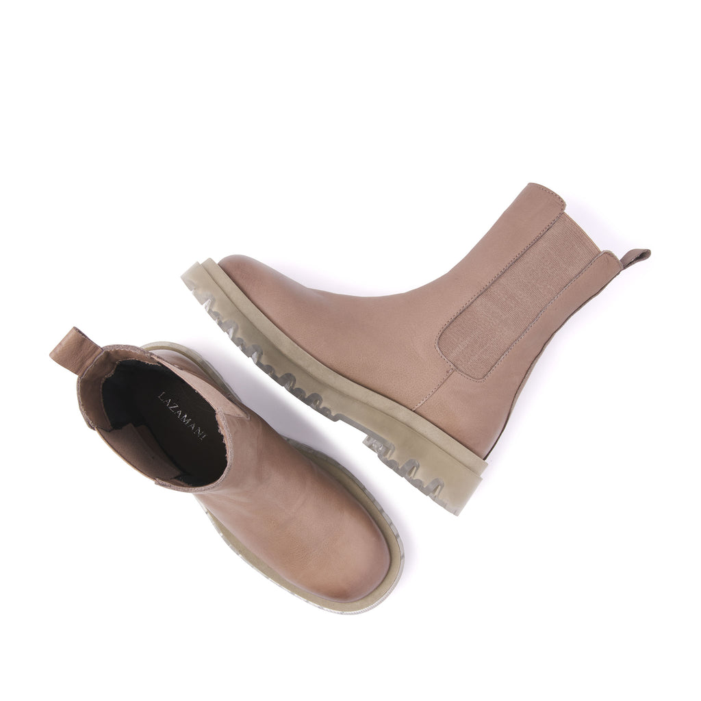 Damen Chelsea Boots 67.071 Taupe