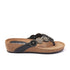 Mara Damen Leder-Pantoletten Black