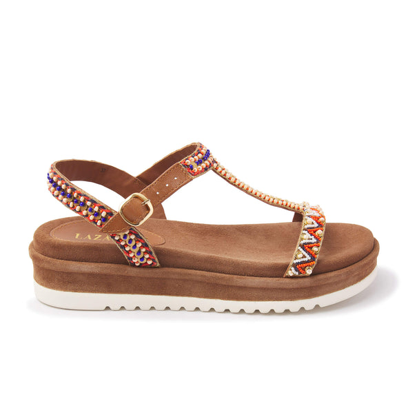 Damen Sandalen 75.503 Tan