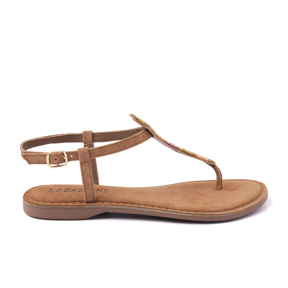 Damen Sandalen 75.815 Taupe