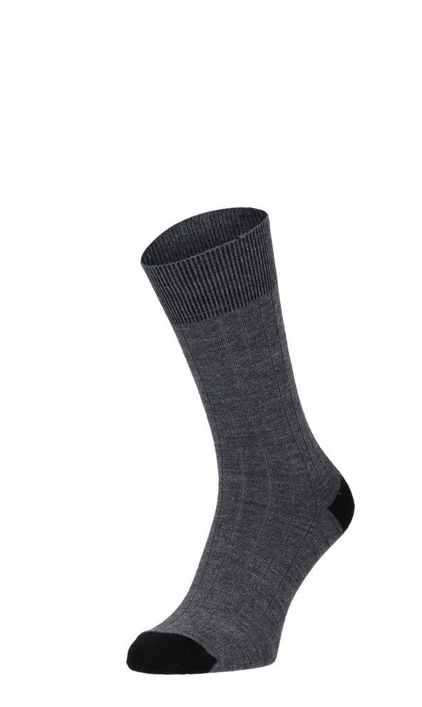 Chelsea Rib Herrensocken Charcoal