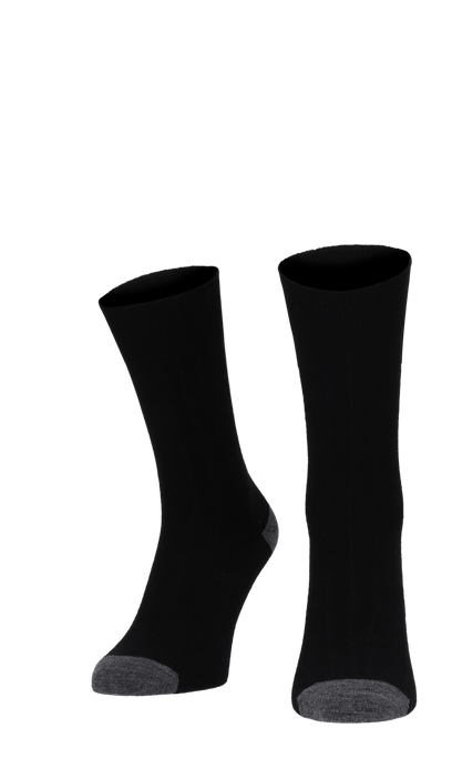 Chelsea Rib Herrensocken Black