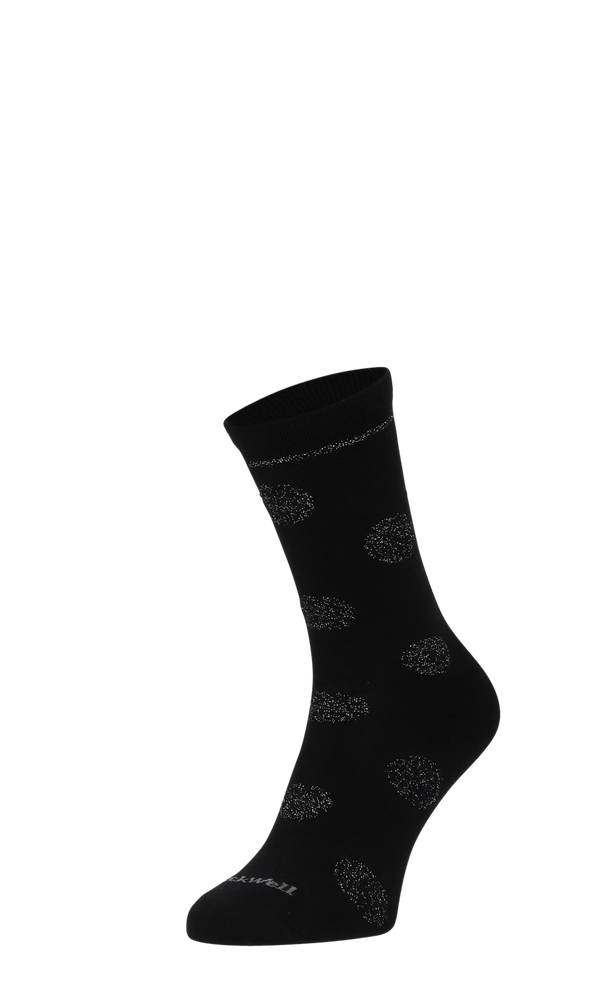 Sparkle Spray Damensocken Black