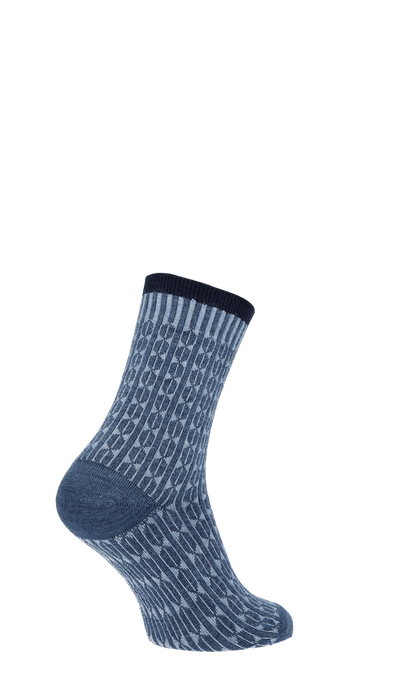 Baby Cable Damensocken Denim