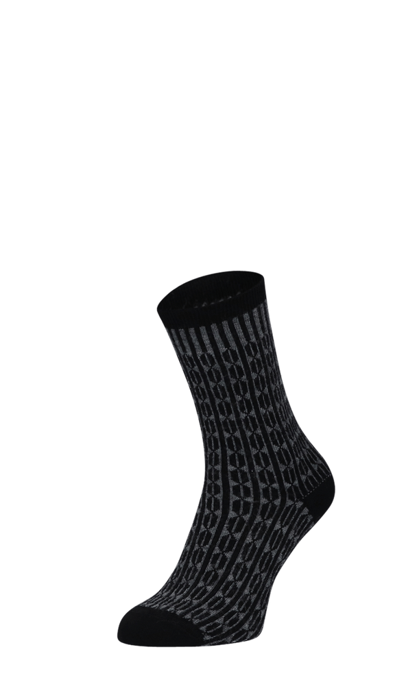 Baby Cable Damensocken Black