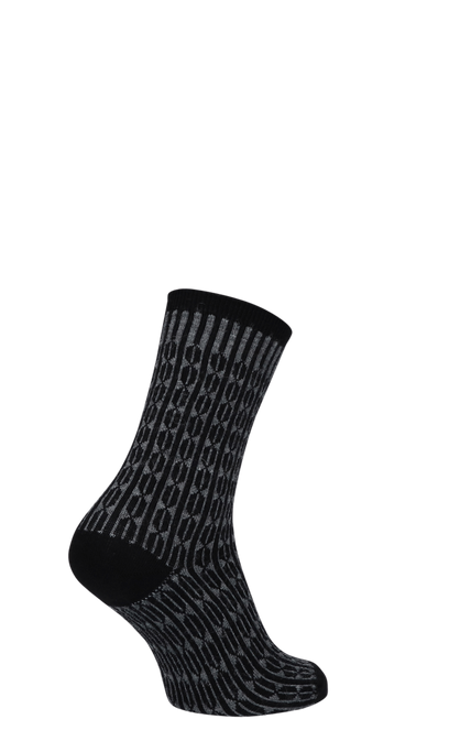 Baby Cable Damensocken Black