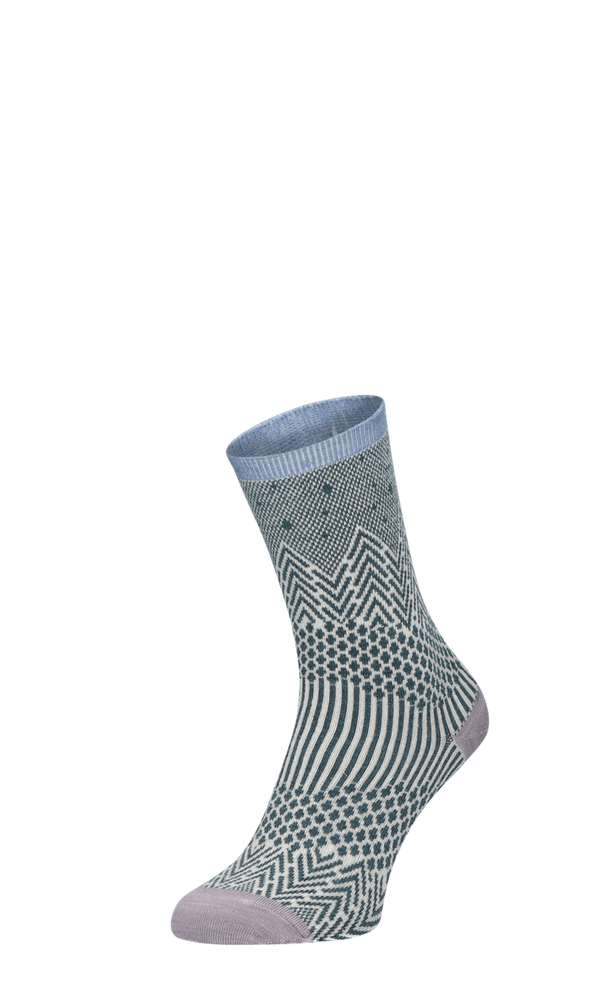 Mountain Jaquard Damensocken Blue Ridge Shimmer