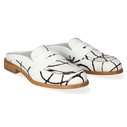 Damen Loafer 12207 Aria Spring White/Black