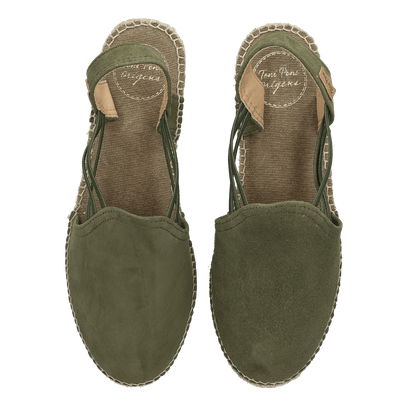 Nuria Damen Espadrilles Caqui