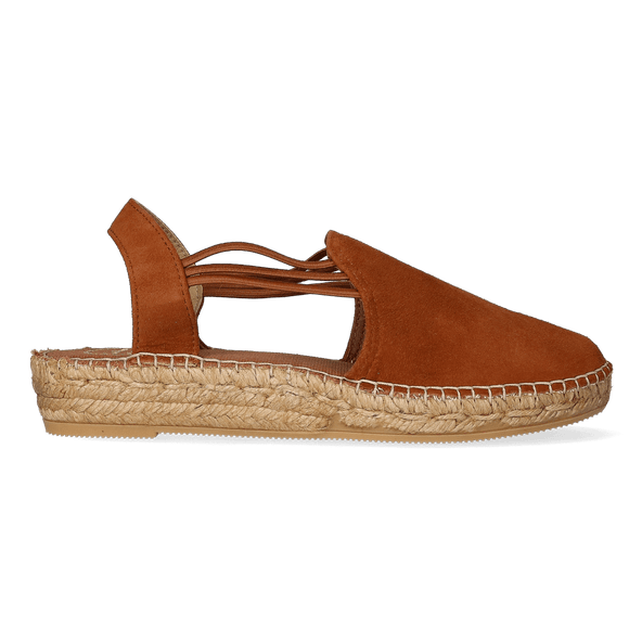 Nuria Damen Espadrilles Cognac