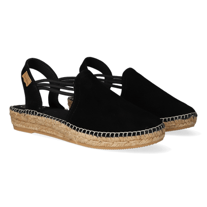 Nuria Damen Espadrilles Negre