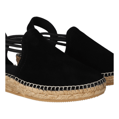 Nuria Damen Espadrilles Negre